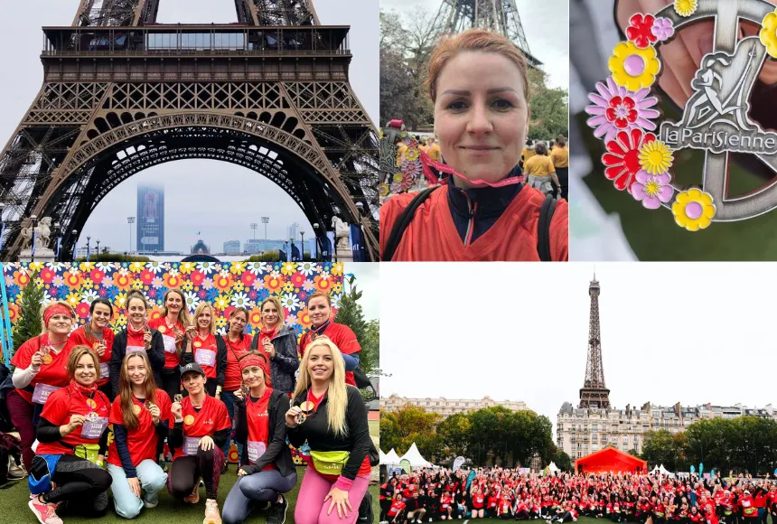 Udział SPIE Energotest w biegu "La Parisienne"