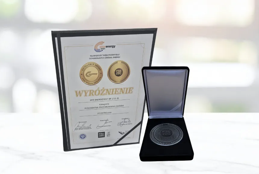 System produkcji SPIE Energotest otrzymał wyróżnienie w kategorii „Inteligentna Zintegrowana Energia”